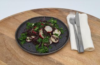 Radieschen-Linsen-Salat