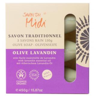 Olivenseife mit Lavandinöl