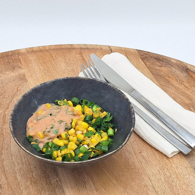 Cremiger Maissalat mit Avocado