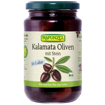 Oliven Kalamata violett, mit Stein in Lake