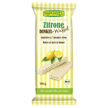 Dinkel-Waffeln Zitrone