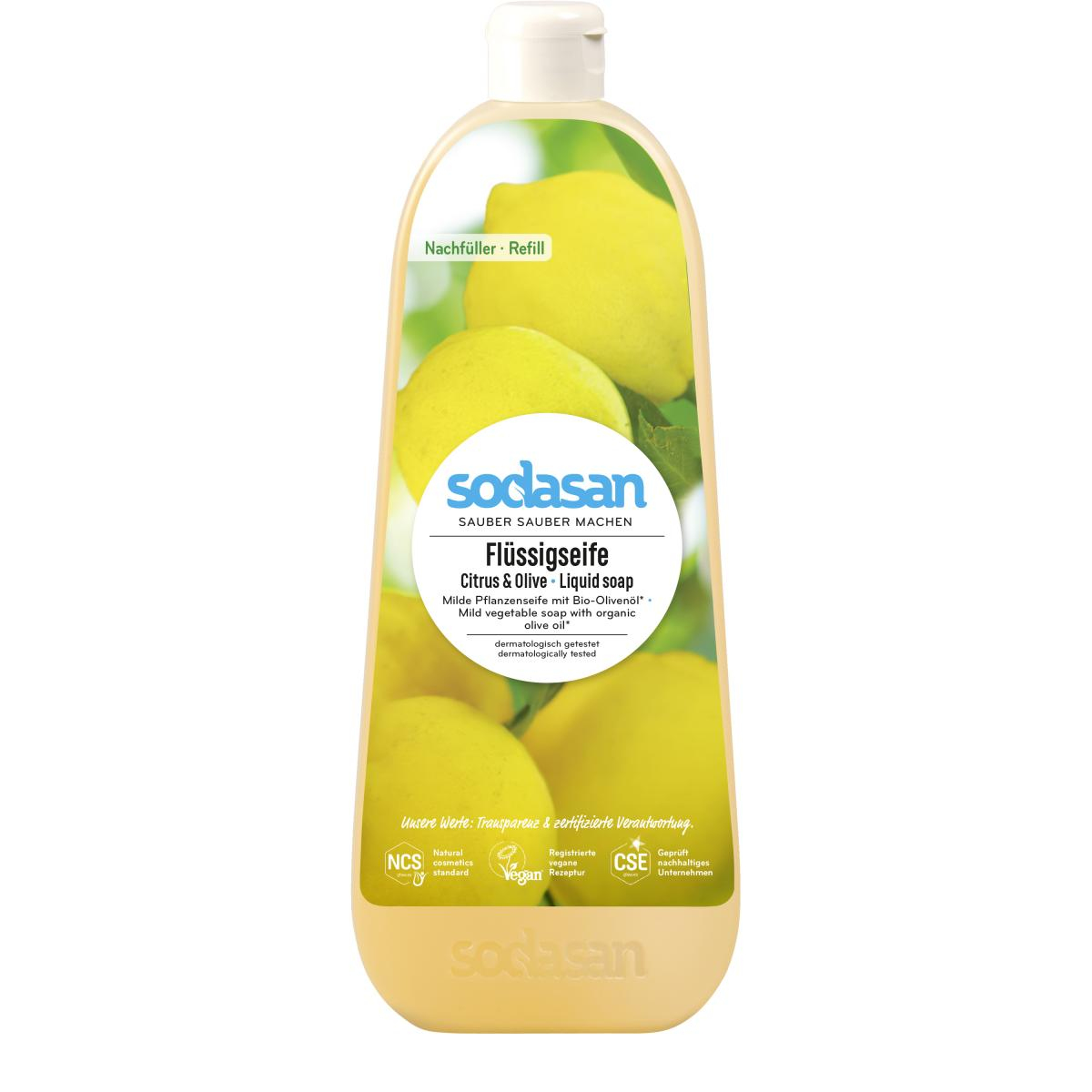 Pflanzenölseife Citrus-Olive 1l