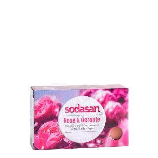 Stückseife Rose & Geranie