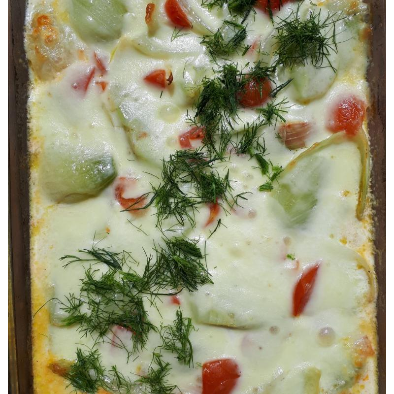 Fenchel-Tomaten-Gratin