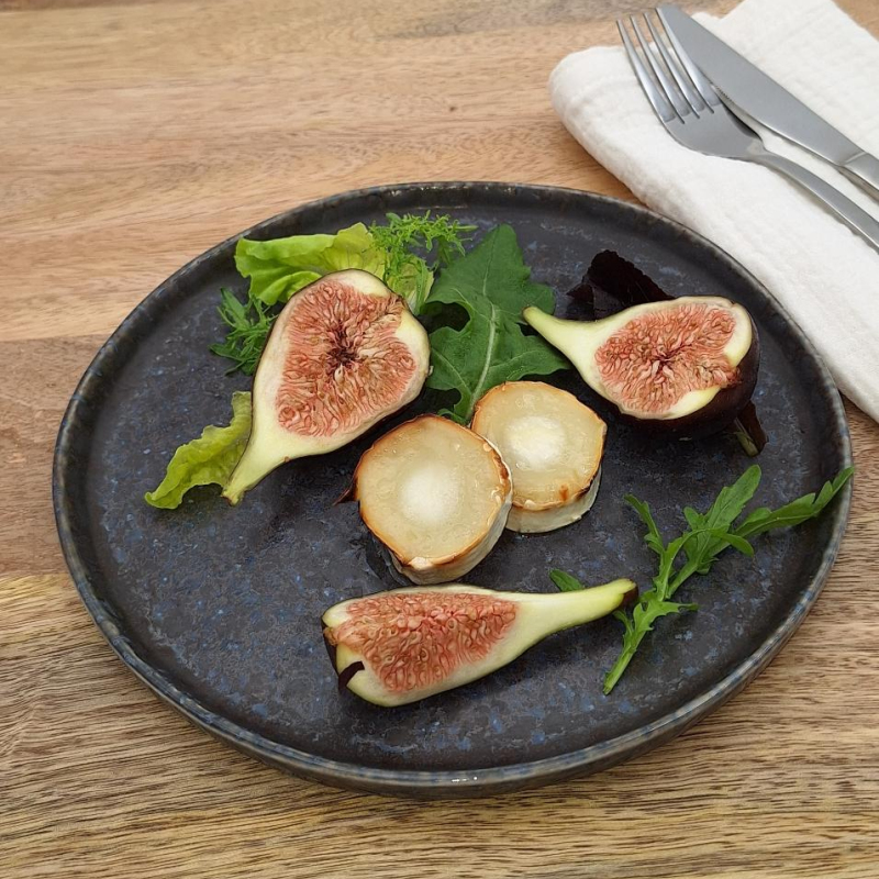 Gratinierter Ziegenkäse mit frischen Feigen