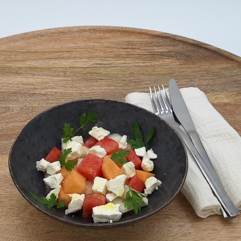 Melonen-Feta-Salat