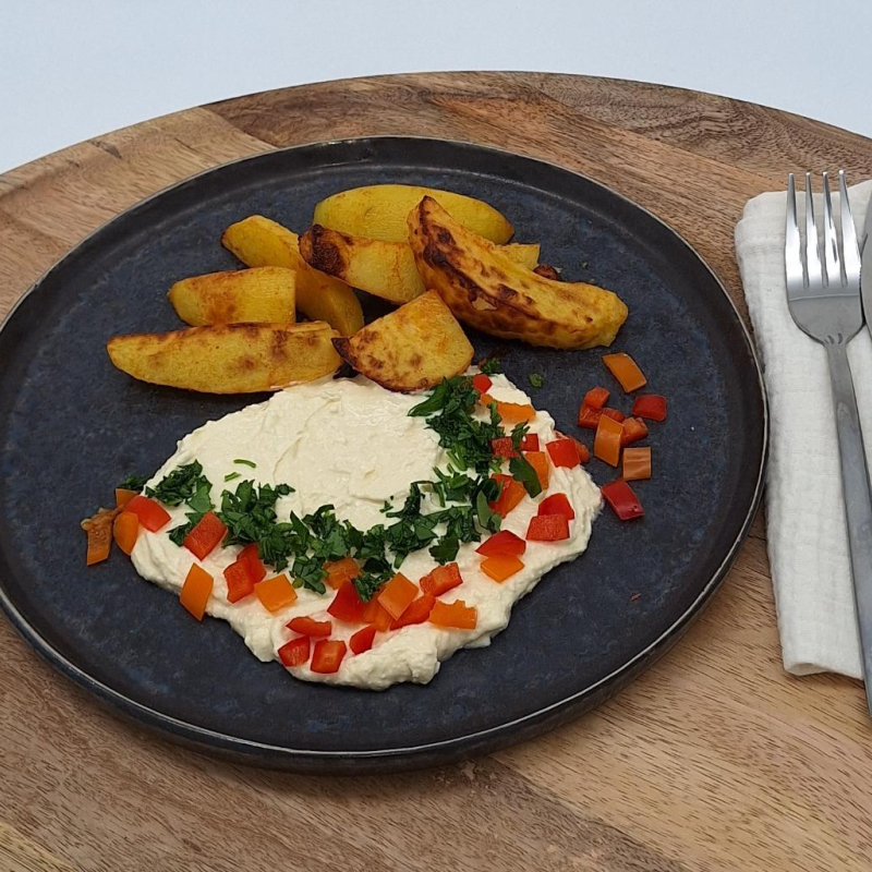 Ofenkartoffeln mit Fetacreme