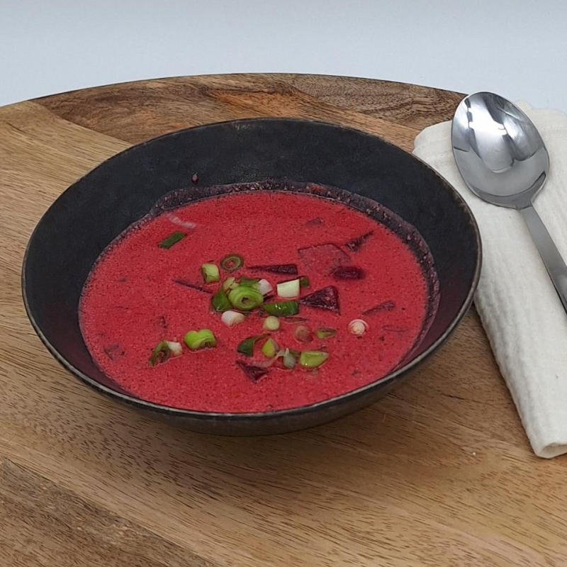 Rote Bete Suppe mit Ingwer