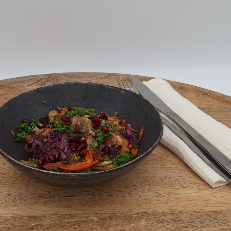 Winterlicher Salat mit Rosenkohl