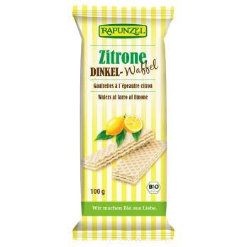 Dinkel-Waffeln Zitrone
