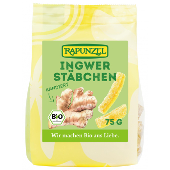 Ingwerstäbchen kandiert